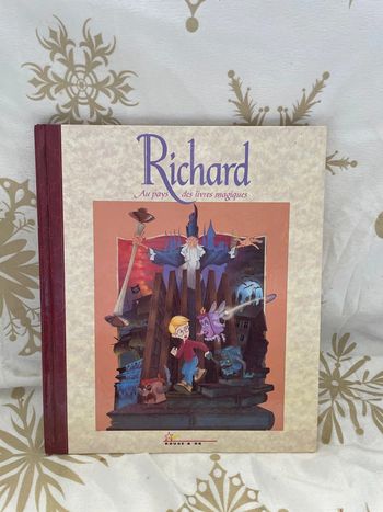 Livre enfant Richard au pays des livres magiques