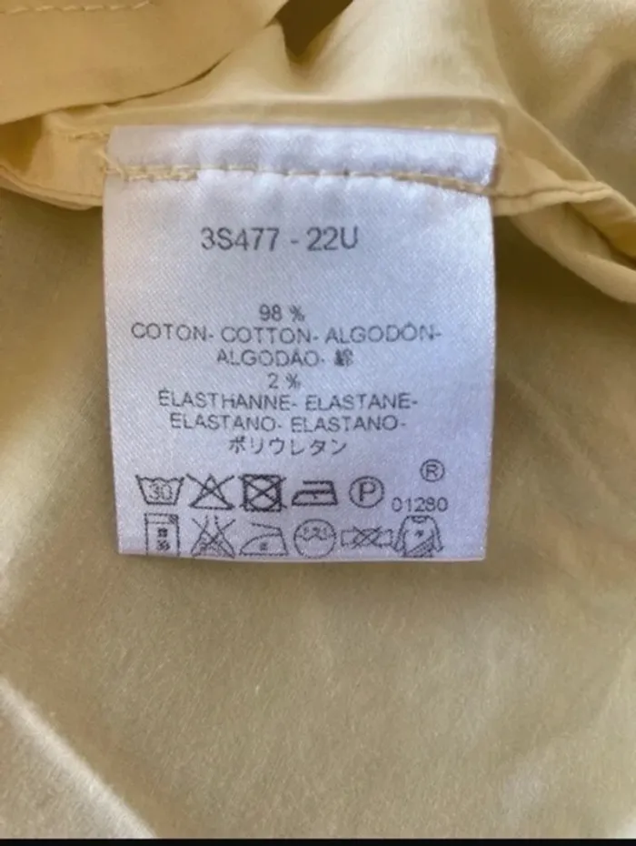 Blouse jaune Caroll - photo numéro 4