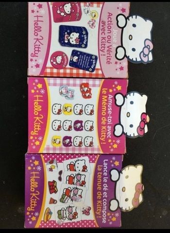 Lot de 3 petits jeux Hello Kitty Neufs