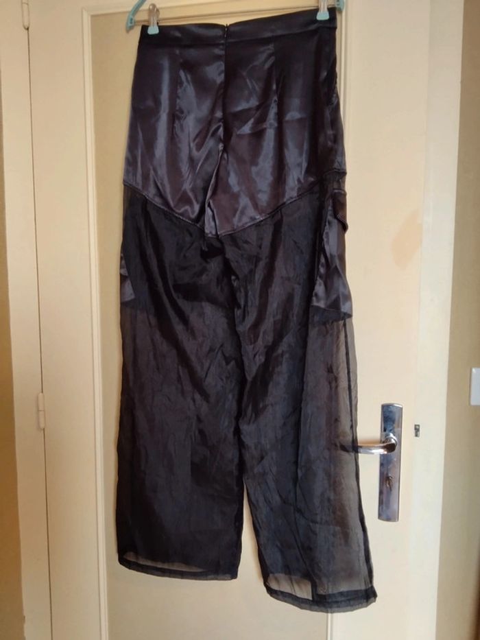 Pantalon short noir satin taille S/36 Shein - photo numéro 5