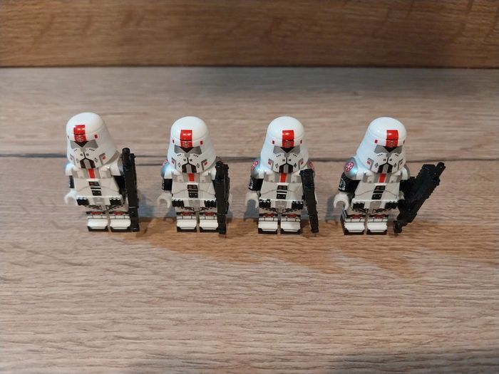 Figurines type lego 4 impérial stormtroopers star wars - photo numéro 4