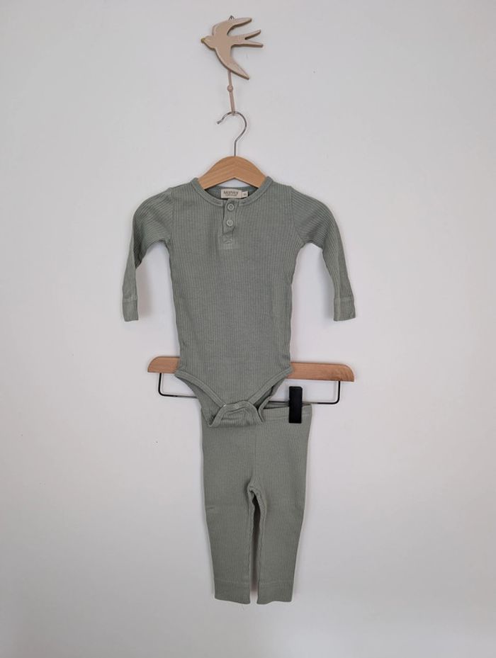 Ensemble 2 pièces ( body legging ) MarMar Copenhagen 9 mois