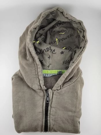 Sweat zippé à capuche enfant