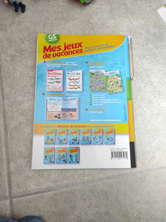 Mes jeux de vacances grande section vers le cp. Hatier - photo numéro 2