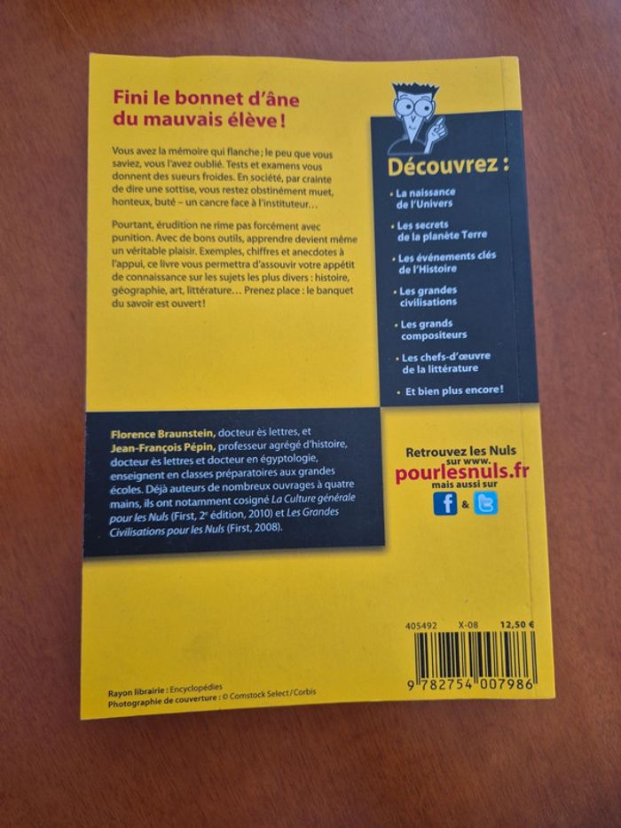 Livre la culture générale pour les nuls - photo numéro 2