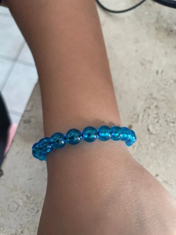 Bracelet pour enfants bleu, non élastique