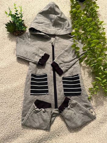 T’es belle combinaison à capuche bébé garçon