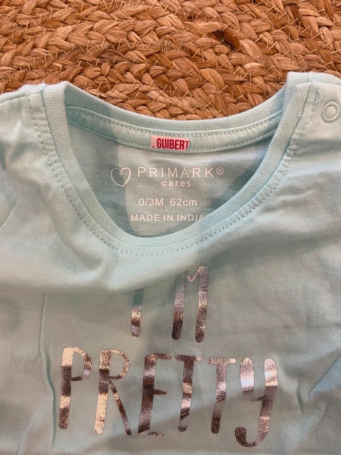 Tee-shirts bébé fille 3 mois - photo numéro 2