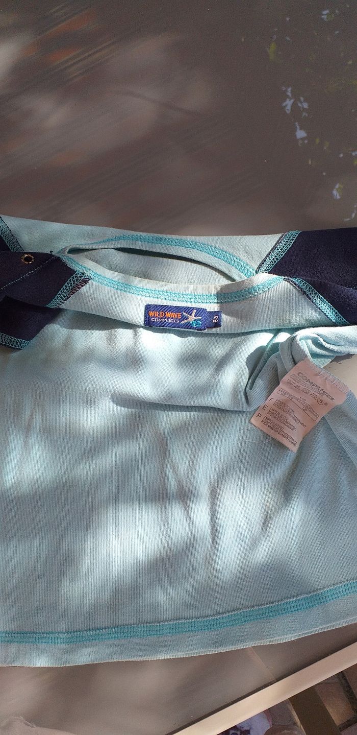 Tee-shirt enfant bleu imprimé/ Complices - photo numéro 4
