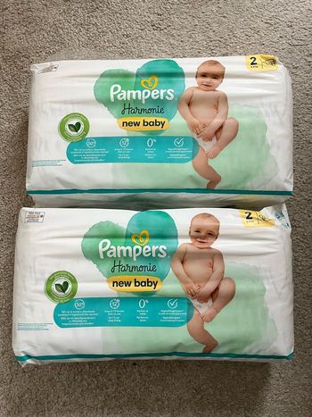 Pampers Harmonie New Baby - Taille 2 - 48 couches.