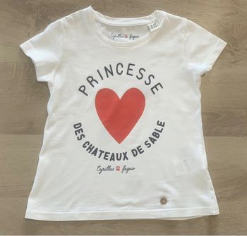 T shirt cyrillus & faguo 3/4 ans