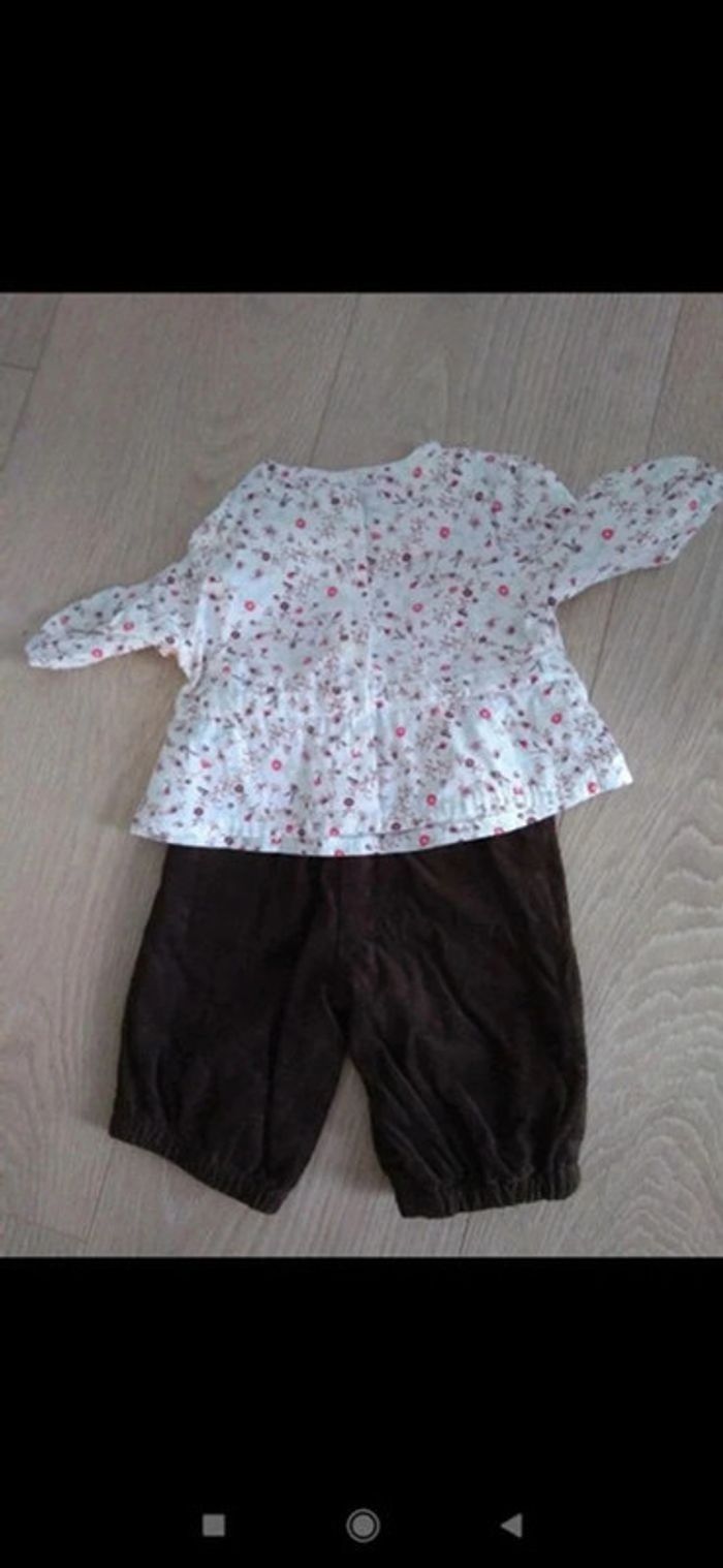 Ensemble fille Vertbaudet 1 mois - photo numéro 2