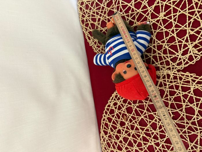 Kiki peluche marin beret Monchhichi Sailor Beret Boarder Boy Sekiguchi - photo numéro 4