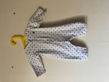 pyjama grenouillère sans pied motif ourson bébé 3 mois