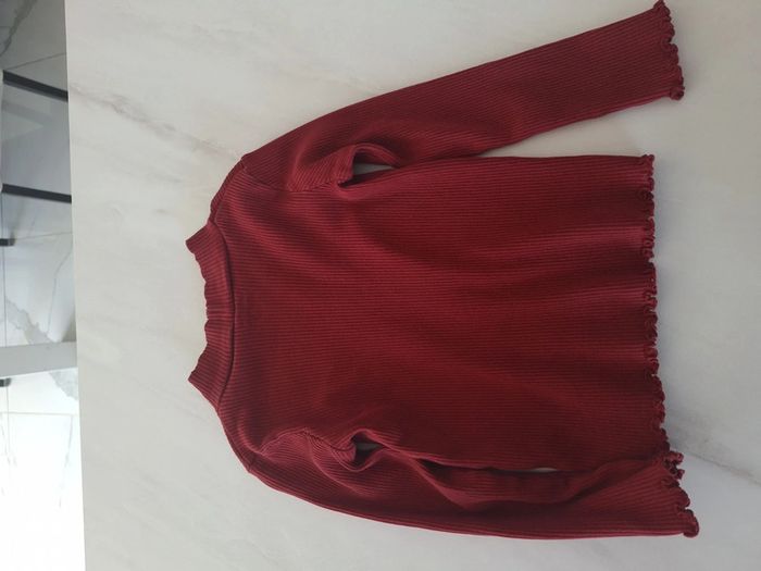 pull côtelé bordeaux - KIABI - 4 ans - photo numéro 4