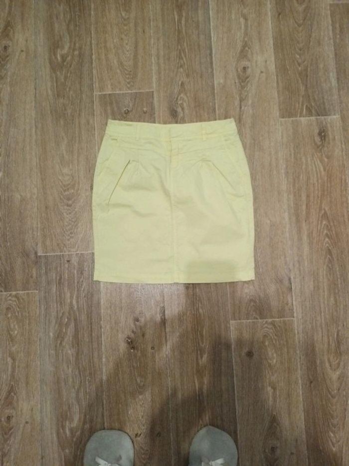 Jupe femme jaune