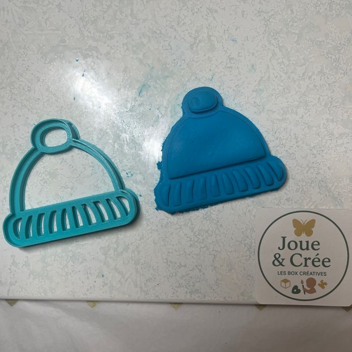 Kit emporte pièce et pâte à modeler thème hiver - photo numéro 3