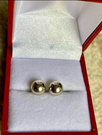 Boucles d’oreilles en acier inoxydable argenté 