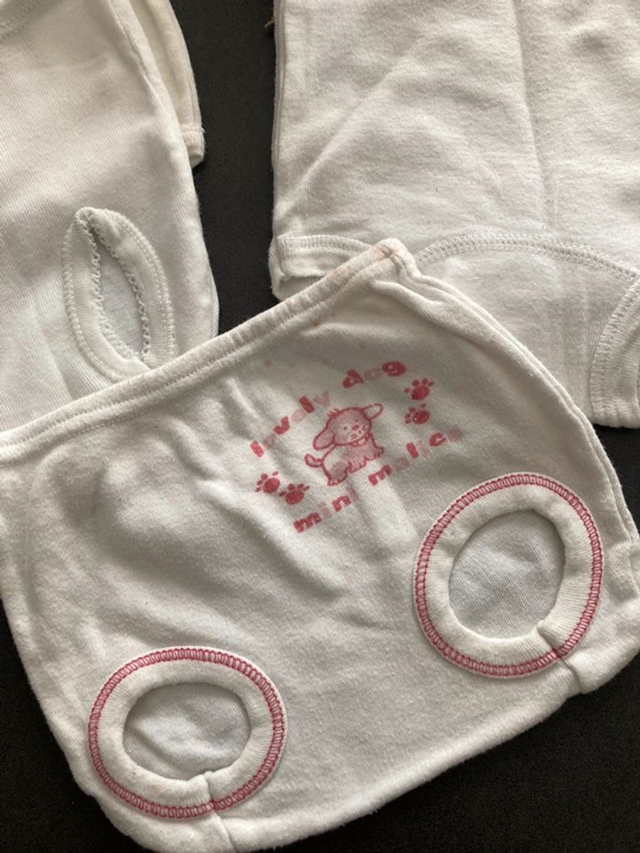 Lot ensemble culotte body bodys bébé fille 3 mois - photo numéro 2