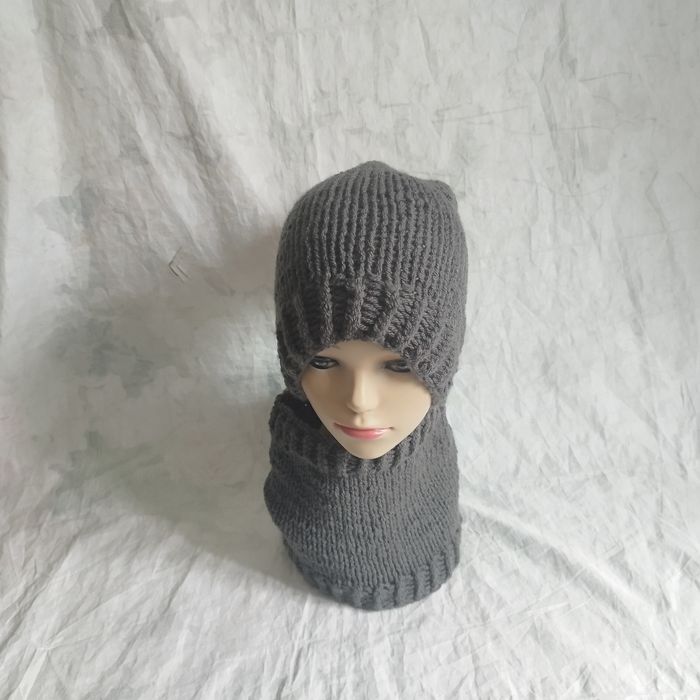 Ensemble bonnet col unisexe