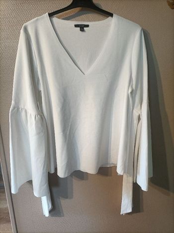 Blouse blanche manches longues