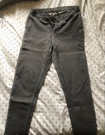 Jeans skinny femme taille 44 taille haute gris