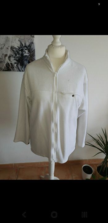 Polaire blanche mixte