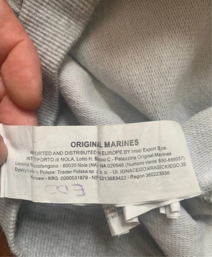 Pull Original Marines marines taille 30/36 mois - photo numéro 2