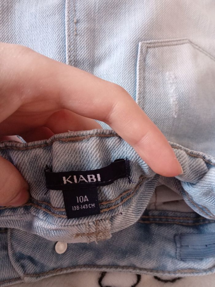 Jupe en jean bleue 10 ans Kiabi - photo numéro 3