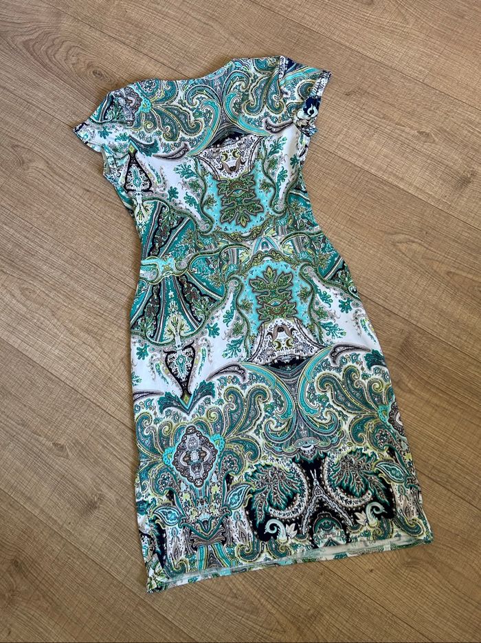 Robe imprimée à manches courtes Morgan taille 36 comme neuve - photo numéro 8