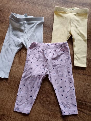 Lot de 3 legging fille 6-9mois