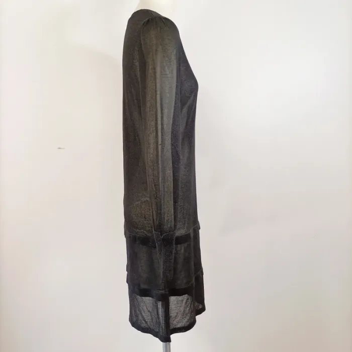 Robe maille transparente noire Gérard Darel - taille 2(M) - A658 - photo numéro 10