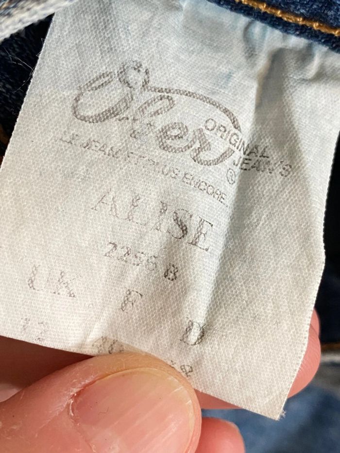 Short en jeans Ober bleu taille 40 - photo numéro 13