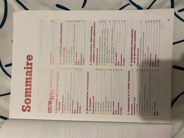 Livre biologie fondamentale et grandes fonctions - photo numéro 3