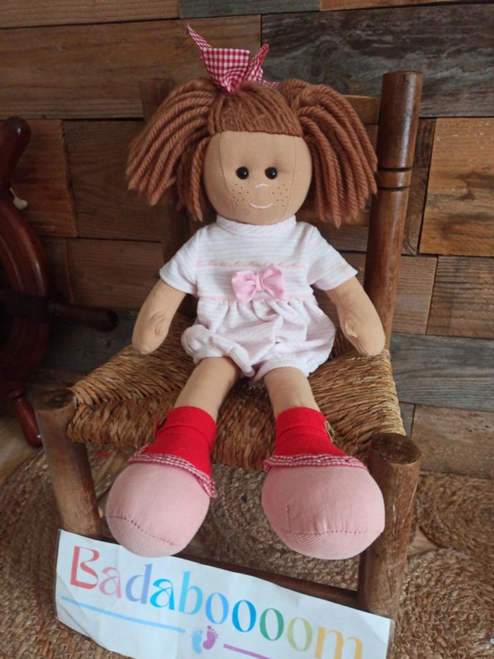 Peluche poupée la Nina tbe - photo numéro 2