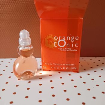 Parfum miniatures orange tonic azzaro 4 ml