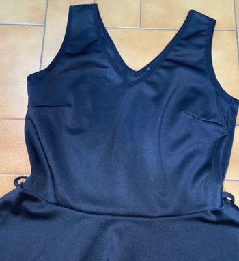 Top  péplum  noir m