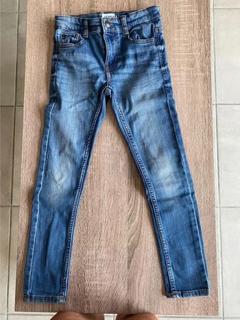 Jean skinny bleu 7 ans