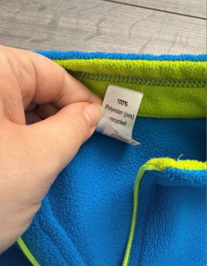 Pull polaire bleu Quechua 8 ans ski foot - photo numéro 5