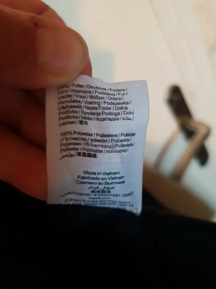 Manteau col montant Esprit taille 40 - photo numéro 4