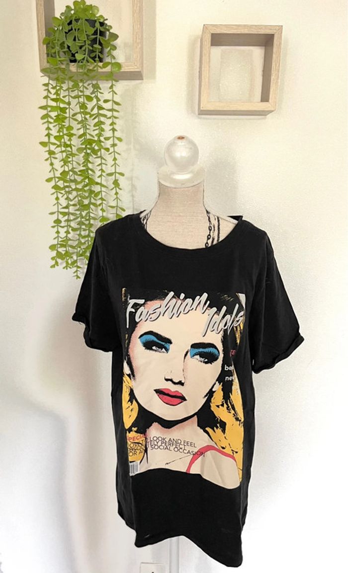 Magnifique tee shirt léger à courte manche femme