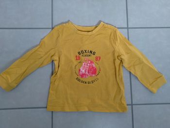 T-shirt neuf manches longues sergent major 2ans