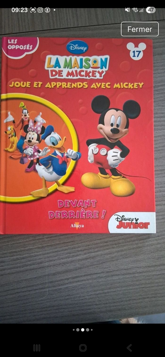 Livres la maison de Mickey Disney - photo numéro 7