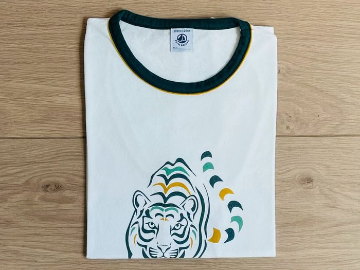 Lot de 7 t-shirts sérigraphiés Petit bateau T-10 ans - photo numéro 8