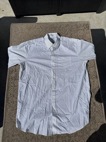 Chemise L.L. Bean à Carreaux - Taille L Tall - 100% Coton