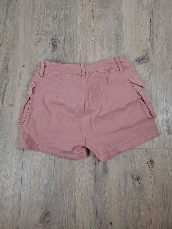 Short Femme – Cargo Rose – Taille M – Coton - photo numéro 2