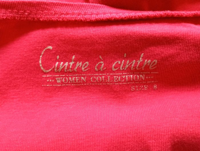 🌸 T-shirt, cintre à cintre, taille 8 - photo numéro 4