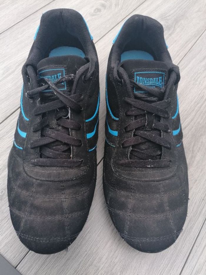 Baskets noir et bleu Lonsdale 44