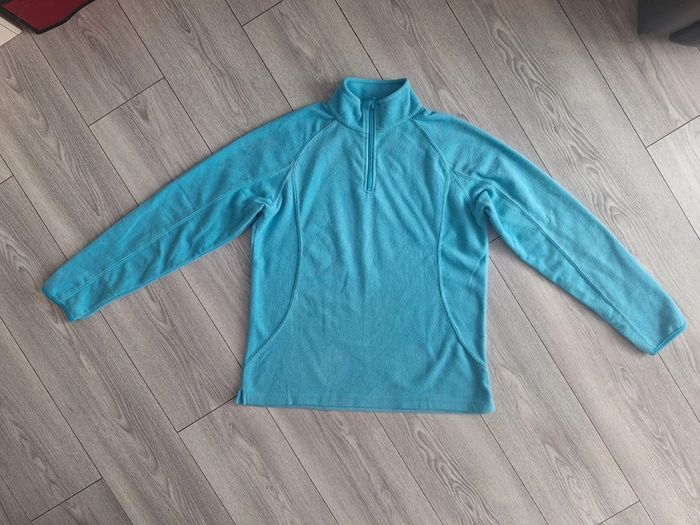 Pull polaire bleu taille L