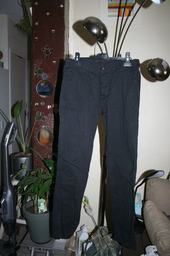 🌸Pantalon Chino noir droit Taille 40 "Denim & co" Neuf 🌸